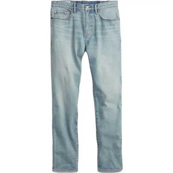 GAP GAP SLIM LIGHT WASH Мъжки дънки, светлосиньо, размер