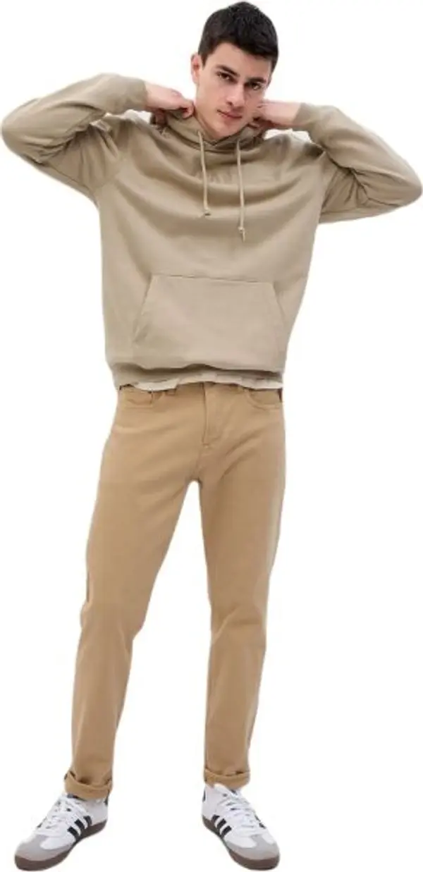 GAP GAP SLIM STR Мъжки дънки, бежово, размер