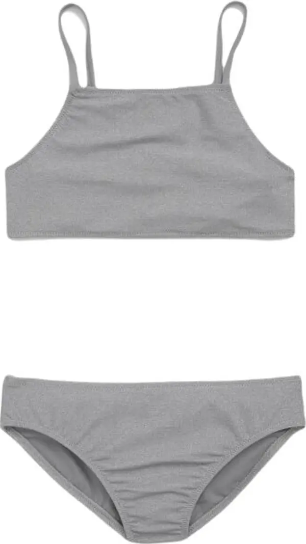 GAP GAP SPORTY Момичешки бански, сиво, размер