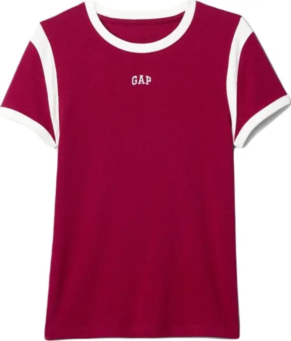 GAP GAP SS ABBRV LOGO Дамска тениска, винен, размер