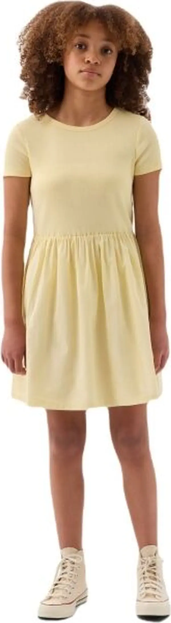 GAP GAP SS K2W Рокля за момичета, жълто, размер