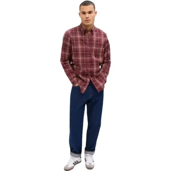 GAP GAP СТАНДАРТ Мъжка риза, червено, размер