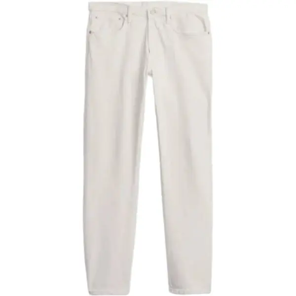 GAP GAP STRAIGHT Мъжки дънки, бяло, размер