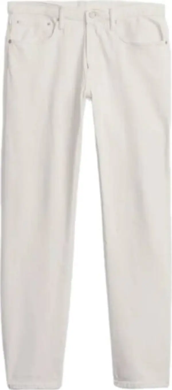 GAP GAP STRAIGHT Мъжки дънки, бяло, размер