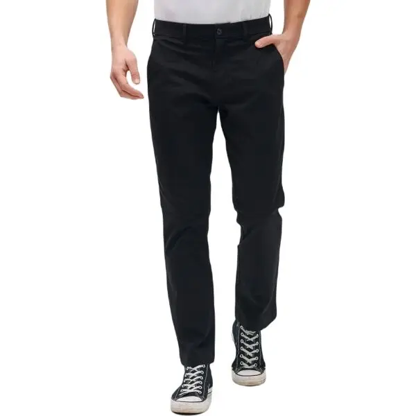 GAP GAP STRAIGHT PERFORMANCE Мъжки панталони, черно, размер