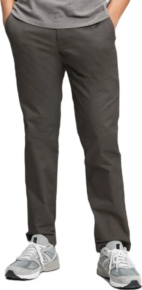 GAP GAP STRAIGHT PERFORMANCE Мъжки панталони, тъмносиво, размер