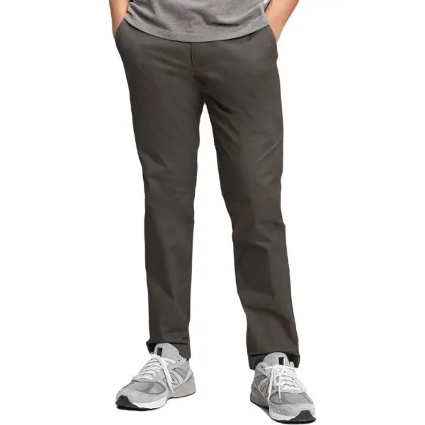 GAP GAP STRAIGHT PERFORMANCE Мъжки панталони, тъмносиво, размер