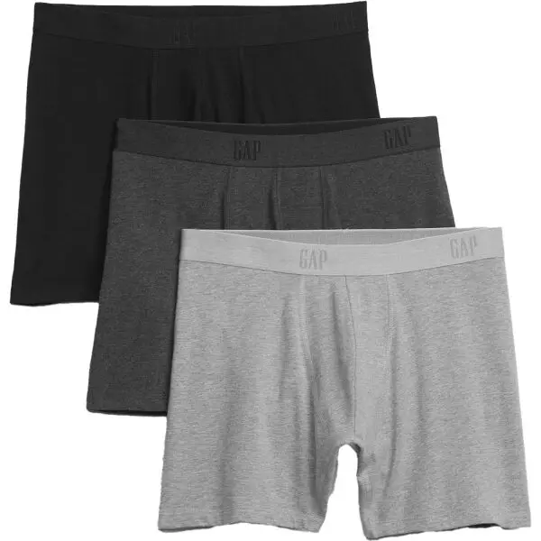 GAP GAP V-3 PACK BOXER Мъжки боксерки, черно, размер
