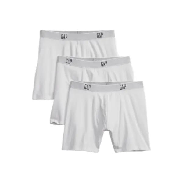 GAP GAP V-3PK BASIC Мъжки боксерки, бяло, размер