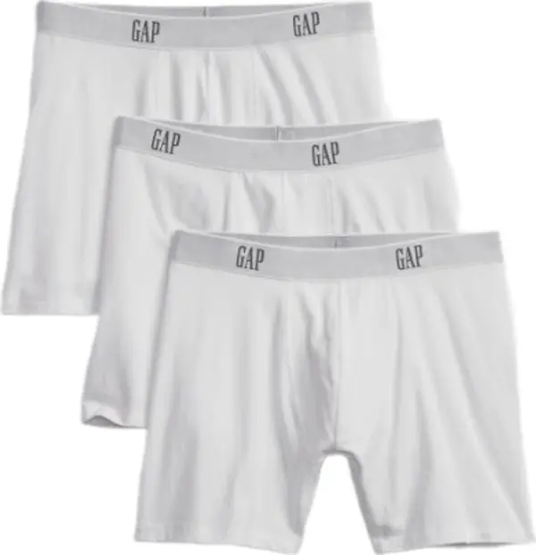 GAP GAP V-3PK BASIC Мъжки боксерки, бяло, размер