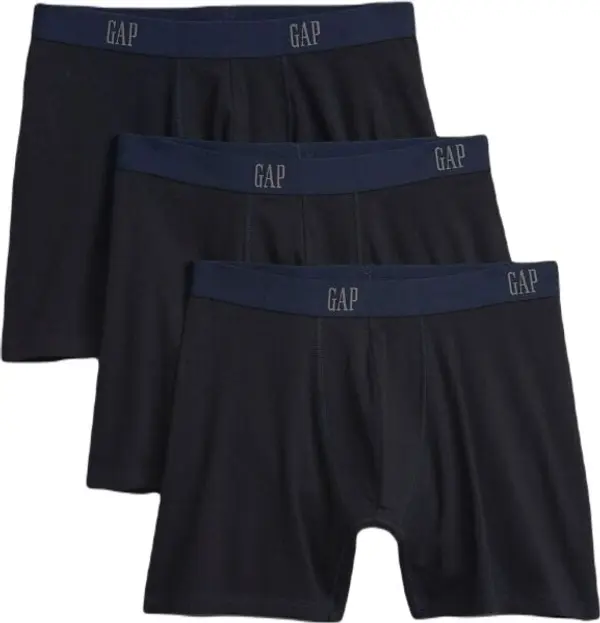GAP GAP V-3PK BASIC Мъжки боксерки, черно, размер