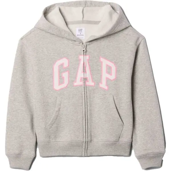 GAP GAP V-BAS HERITAGE FZ Горнище за момичета, сиво, размер