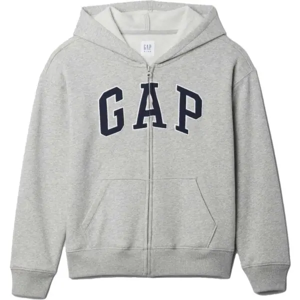 GAP GAP V-BAS HERITAGE FZ Момчешки суитшърт, сиво, размер