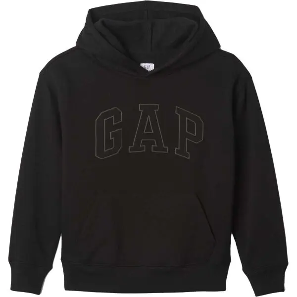 GAP GAP V-BAS HERITAGE PO Детски суитшърт, черно, размер