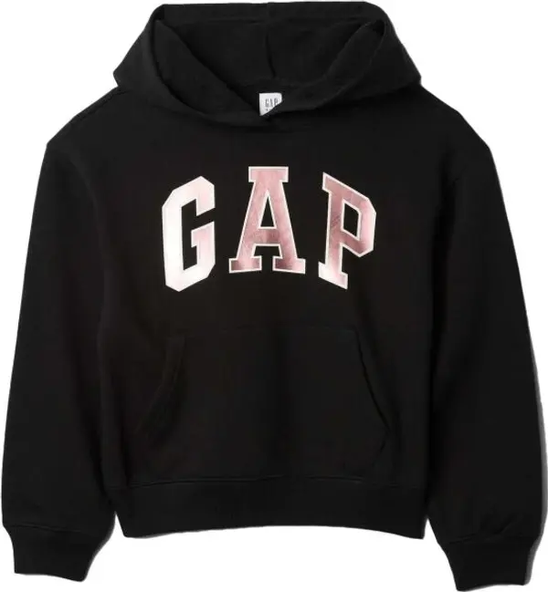 GAP GAP V-BAS HERITAGE PO Момичешки суитшърт, черно, размер