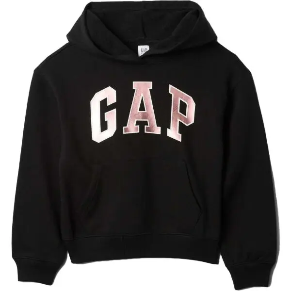 GAP GAP V-BAS HERITAGE PO Момичешки суитшърт, черно, размер