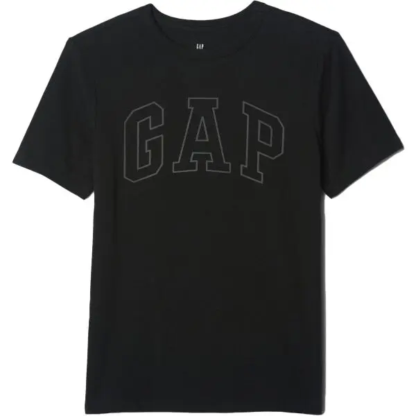 GAP GAP V-BAS LOGO Момчешка тениска, черно, размер