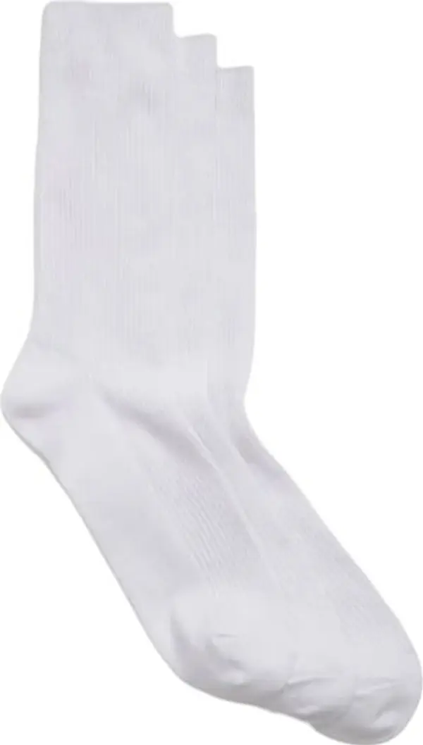 GAP GAP V-BASIC CREW 3PK Мъжки чорапи, бяло, размер UNI