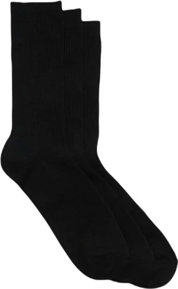 GAP GAP V-BASIC CREW 3PK Мъжки чорапи, черно, размер UNI