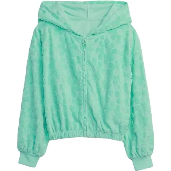 GAP GAP V-DAISY Момичешки суитшърт, светло-зелено, размер