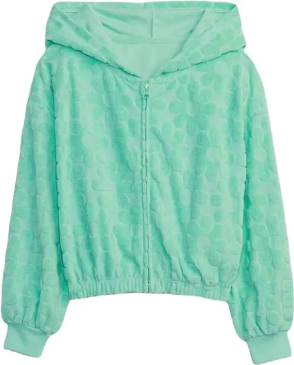 GAP GAP V-DAISY Момичешки суитшърт, светло-зелено, размер