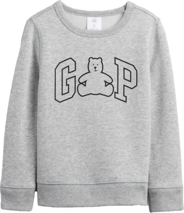 GAP GAP V-DB GR CREW Детски суитшърт, сиво, размер 4Y