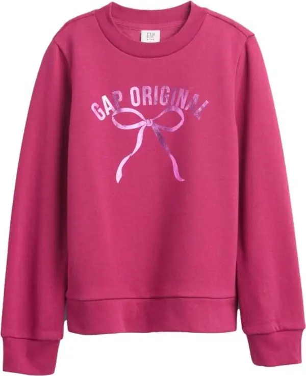 GAP GAP V-DB LOGO CREW Момичешки суитшърт, розово, размер