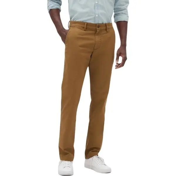 GAP GAP V-ESSENTIAL Мъжки панталони, кафяво, размер