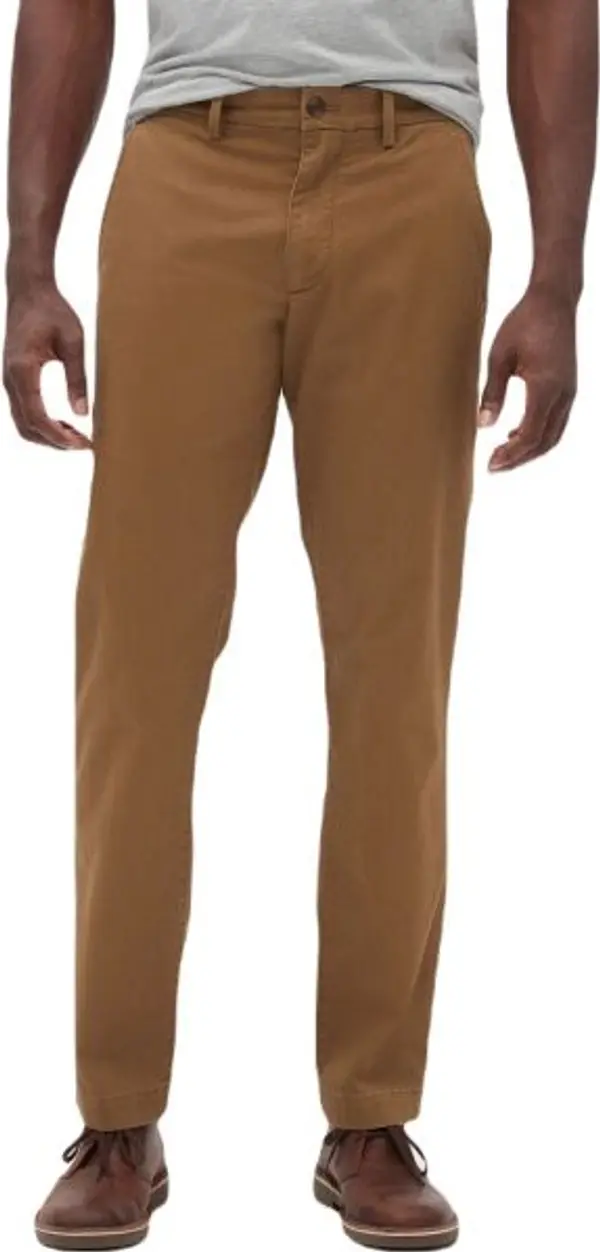 GAP GAP V-ESSENTIAL Мъжки панталони, кафяво, размер