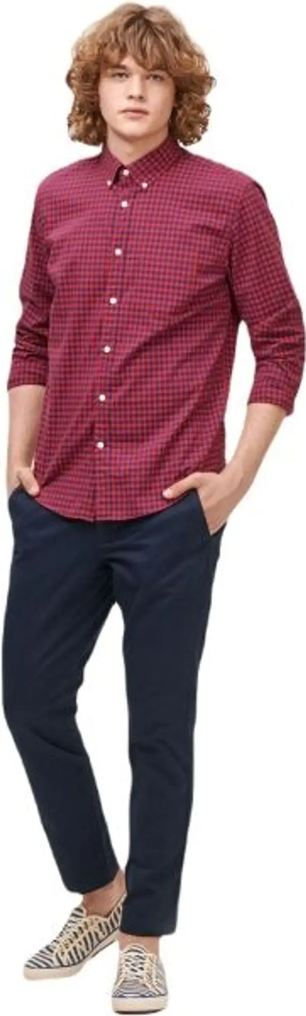 GAP GAP V-ESSENTIAL Мъжки панталони, тъмносин, размер