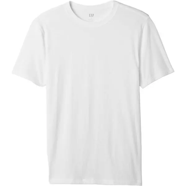 GAP GAP V-EVERYDAY SOFT CREW - SOLID Мъжка тениска, бяло, размер