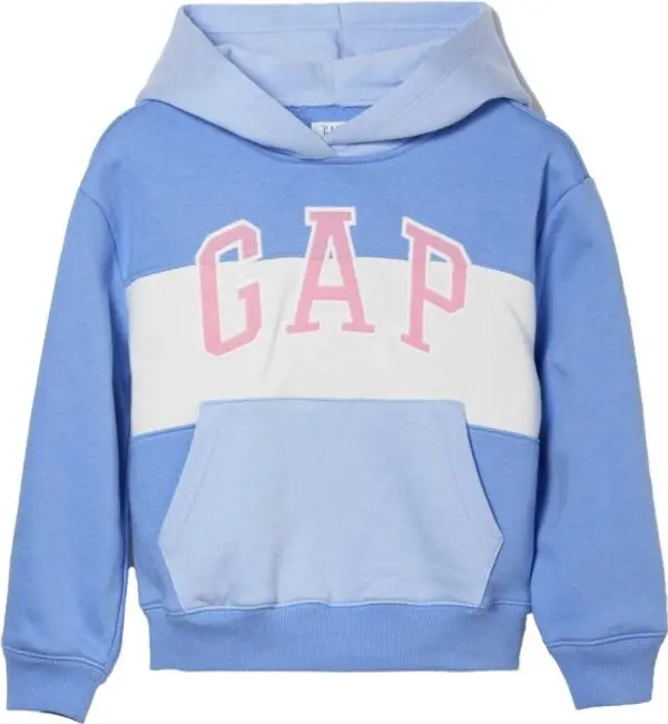 GAP GAP V-FA LOGO HERITAGE PO Детски суитшърт, синьо, размер