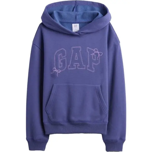 GAP GAP V-FA LOGO HERITAGE PO Детски суитшърт, синьо, размер