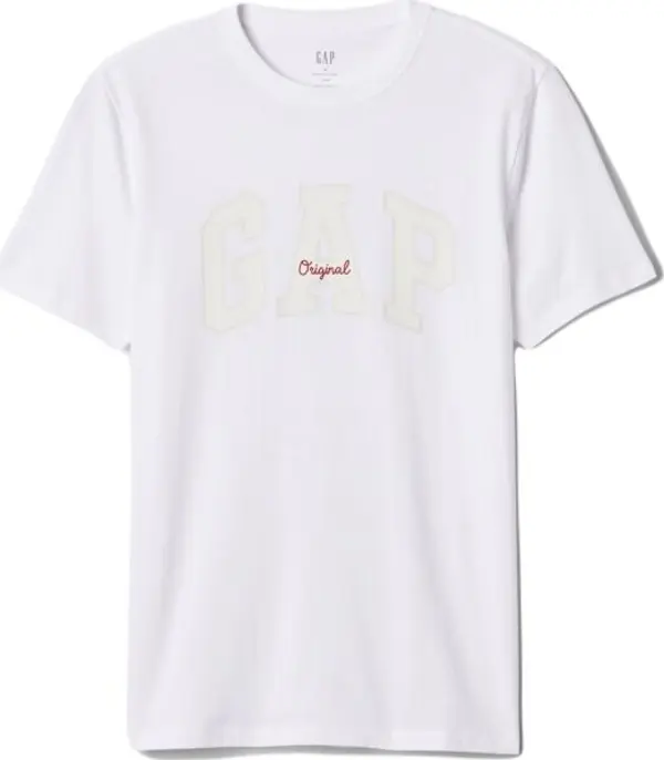 GAP GAP V-FRCH EVERYDAY Мъжка тениска, бяло, размер