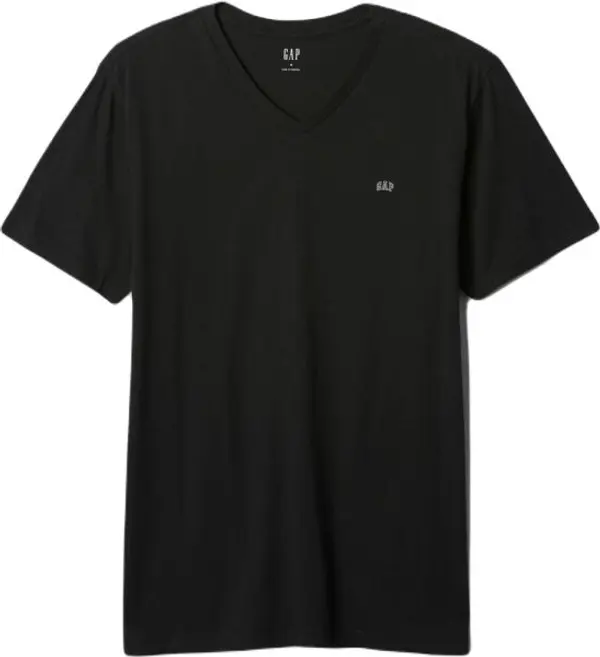 GAP GAP V-FRCH EVERYDAY Мъжка тениска, черно, размер