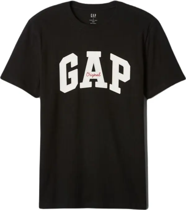 GAP GAP V-FRCH EVERYDAY Мъжка тениска, черно, размер