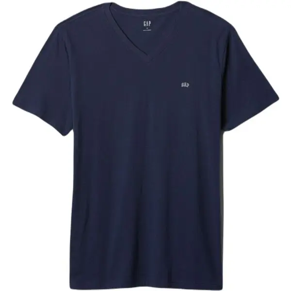 GAP GAP V-FRCH EVERYDAY Мъжка тениска, тъмносин, размер