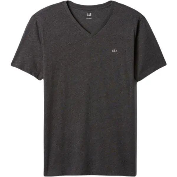 GAP GAP V-FRCH EVERYDAY Мъжка тениска, тъмносиво, размер