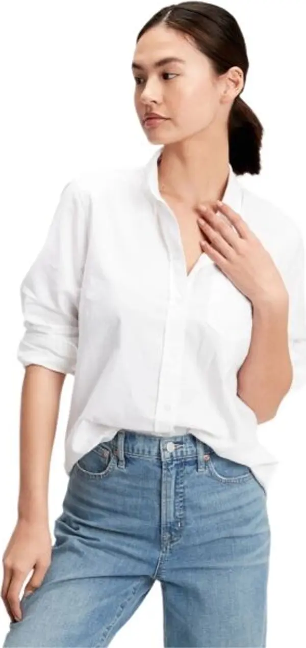 GAP GAP V-FRCH FITTED OXFORD Дамска риза, бяло, размер