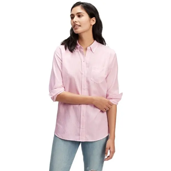 GAP GAP V-FRCH FITTED OXFORD Дамска риза, розово, размер