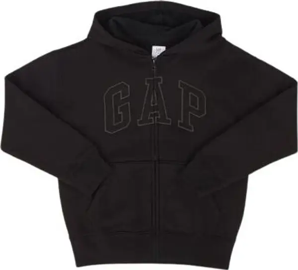 GAP GAP V-FRCH FLC BAS HERITAGE LOGO FZ Детски суитшърт, черно, размер