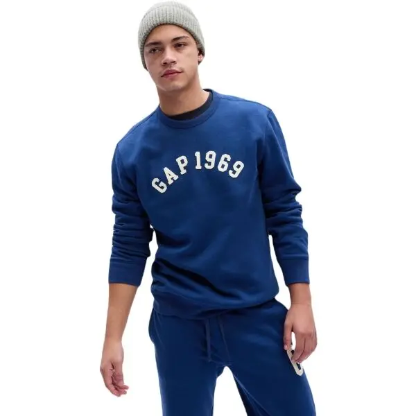 GAP GAP V-FRCH GAP 1969 Мъжки суитшърт, синьо, размер