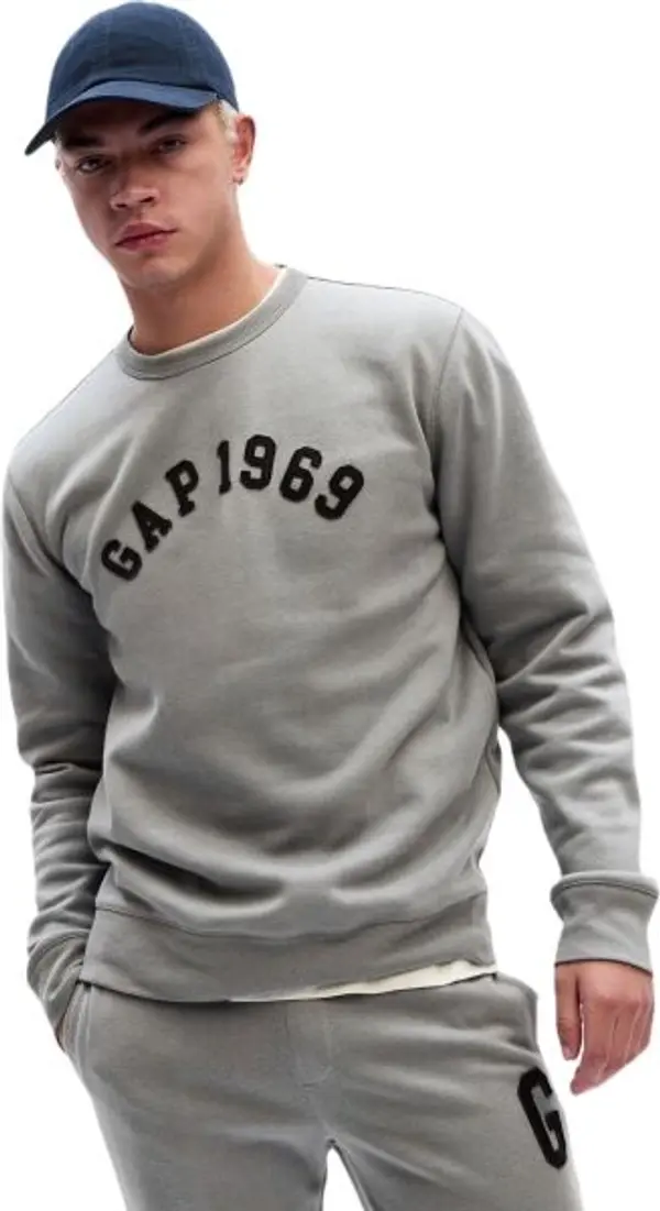 GAP GAP V-FRCH GAP 1969 Мъжки суитшърт, сиво, размер
