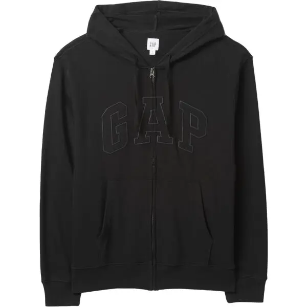 GAP GAP V-FRCH HERITAGE LOGO Мъжки суитшърт, черно, размер