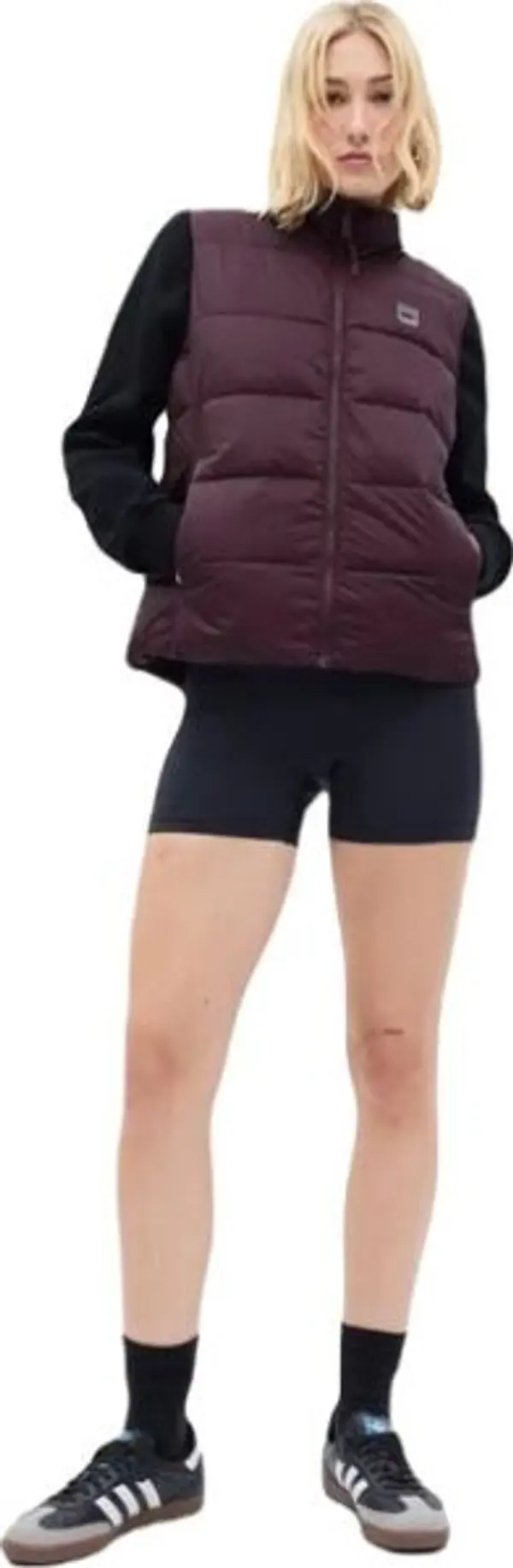 GAP GAP V-FRCH LOGO Дамски елек, винен, размер