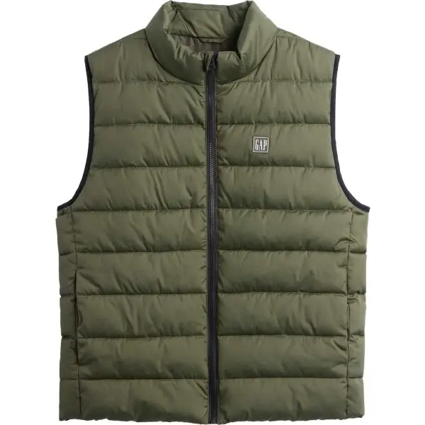GAP GAP V-FRCH LOGO LTWT PUFFER Мъжки елек, khaki, размер