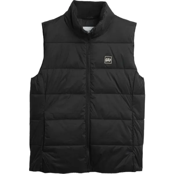 GAP GAP V-FRCH LOGO LW PUFFER Дамски елек, черно, размер