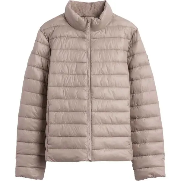 GAP GAP V-FRCH LOGO LW PUFFER JKT Дамско капитонирано яке, кафяво, размер