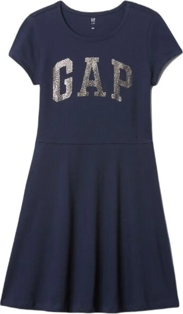 GAP GAP V-FRCH LOGO Момичешка рокля, тъмносин, размер