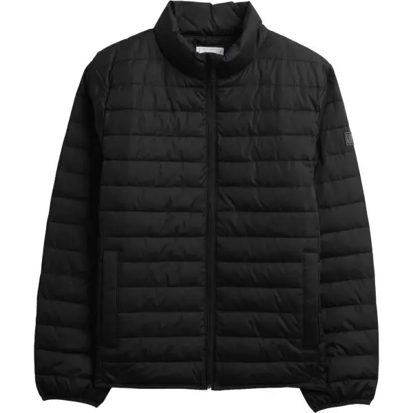 GAP GAP V-FRCH LOGO Мъжко капитонирано яке, черно, размер